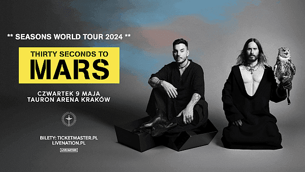 Thirty Seconds To Mars wystąpi w Krakowie