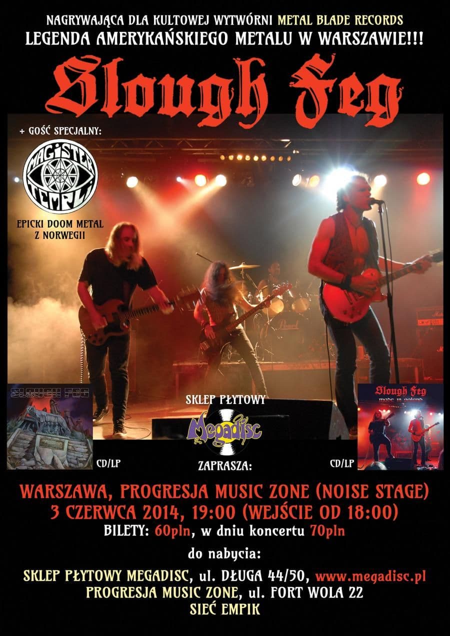 Slough Feg - Progresja Music Zone - Warszawa