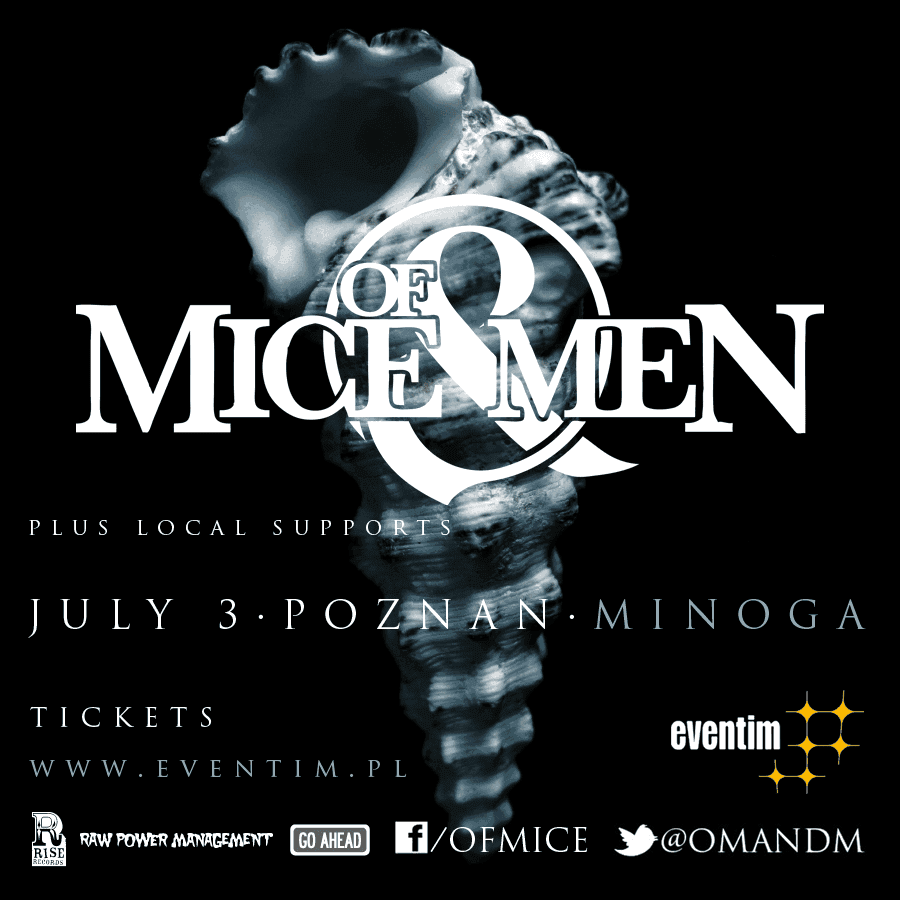 Of Mice And Men - Pod Minogą - Poznań