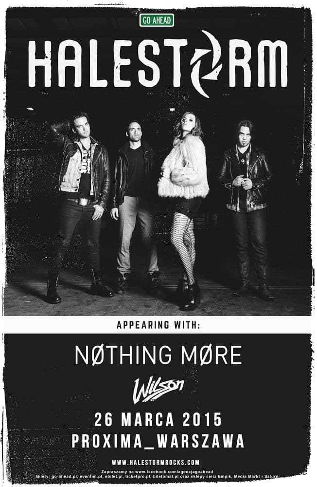 Halestorm - Proxima - Warszawa