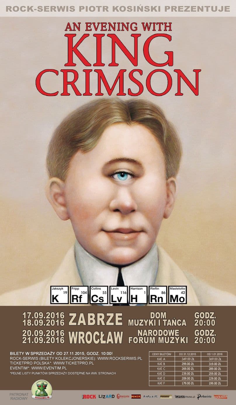King Crimson - Narodowe Forum Muzyki - Wrocław