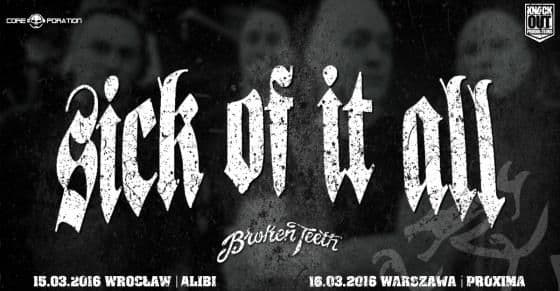 Sick Of It All - Proxima - Warszawa