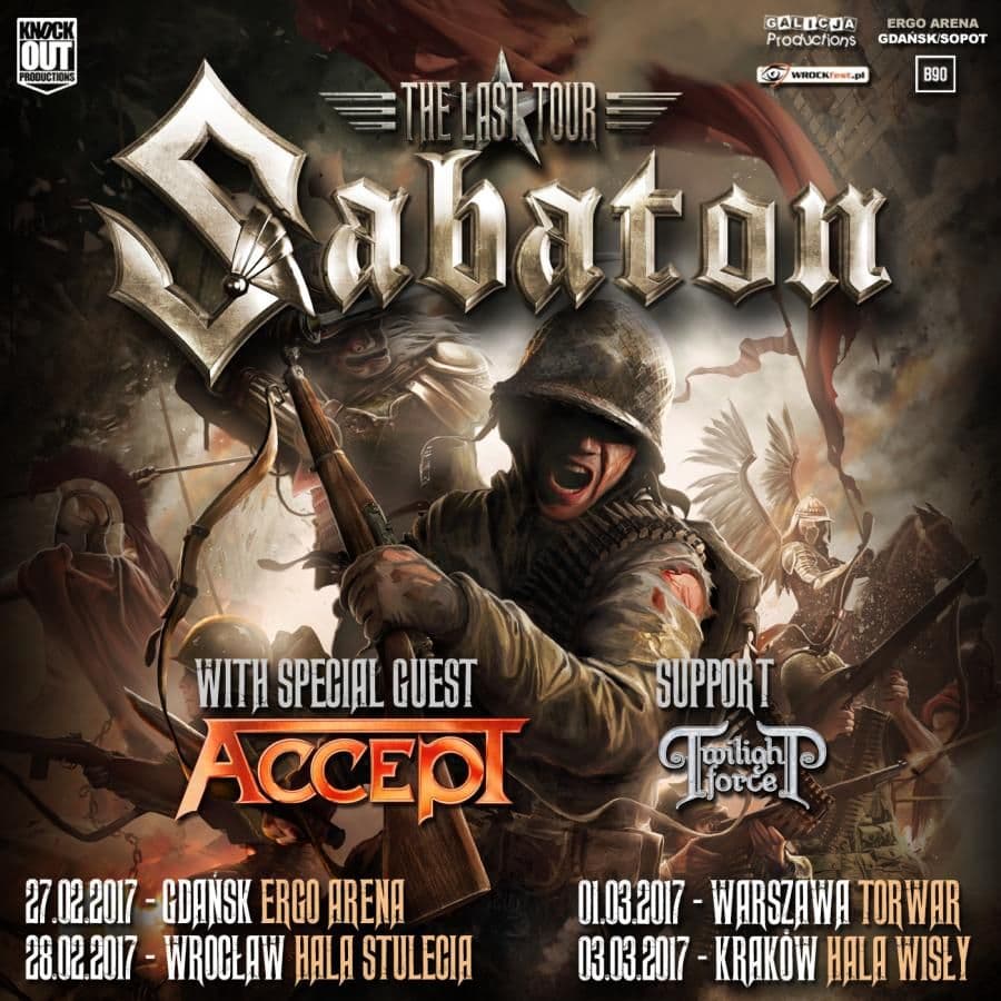Sabaton - Hala Stulecia - Wrocław