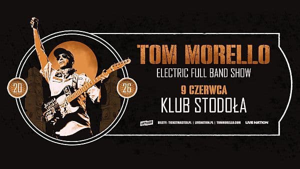Tom Morello przyjedzie do Warszawy