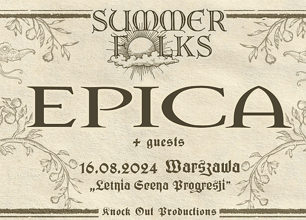 Epica zagra w Warszawie w ramach cyklu Summer Folks