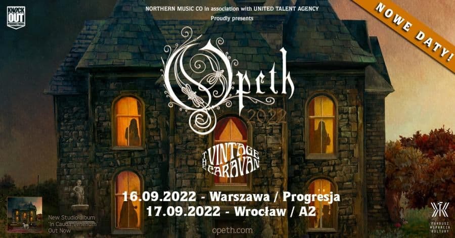 Opeth + The Vintage Caravan - Progresja Music Zone - Warszawa
