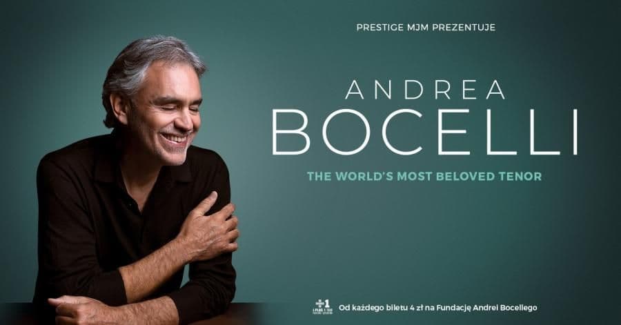 Andrea Bocelli wystąpi na warszawskim PGE Narodowym
