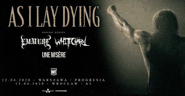 As I Lay Dying na dwóch koncertach w Polsce