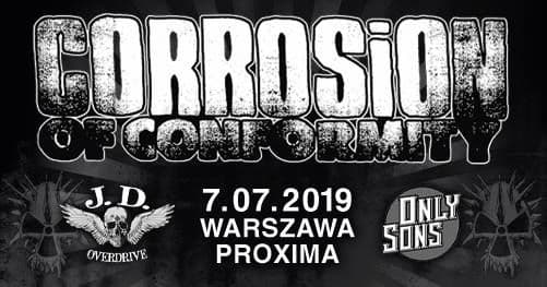Corrosion of Conformity wystąpi w Warszawie