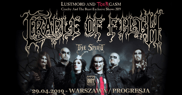 Cradle of Filth zagra „Cruelty And The Beast” w Warszawie