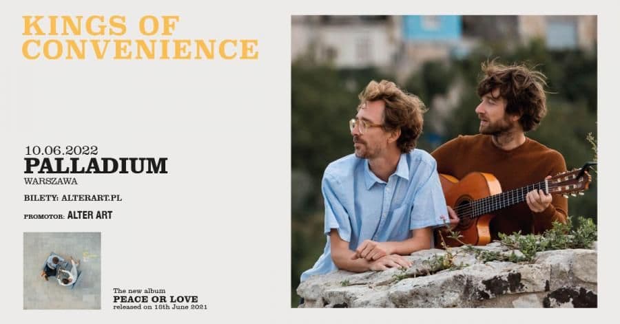 Kings Of Convenience wrócą do Warszawy