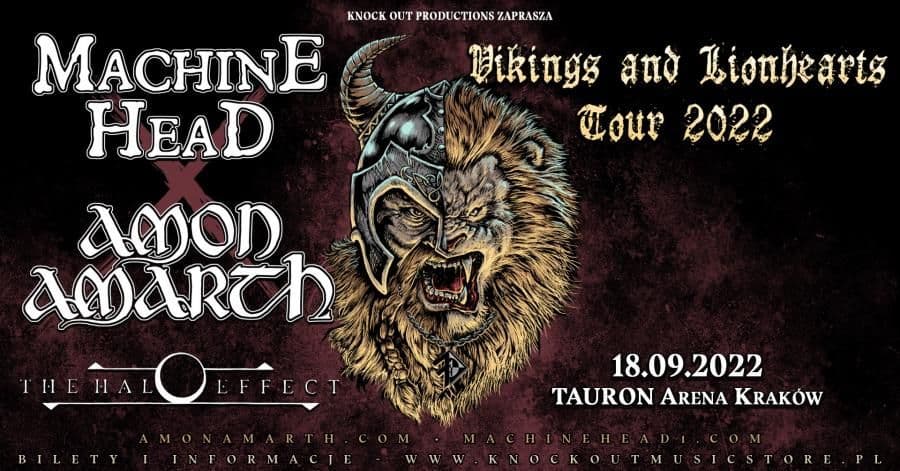 Machine Head i Amon Amarth na jedynym koncercie w Polsce