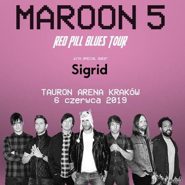 Maroon 5 zagra w Krakowie