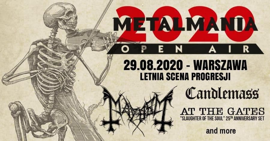Metalmania Open Air 2020 zagra w Warszawie