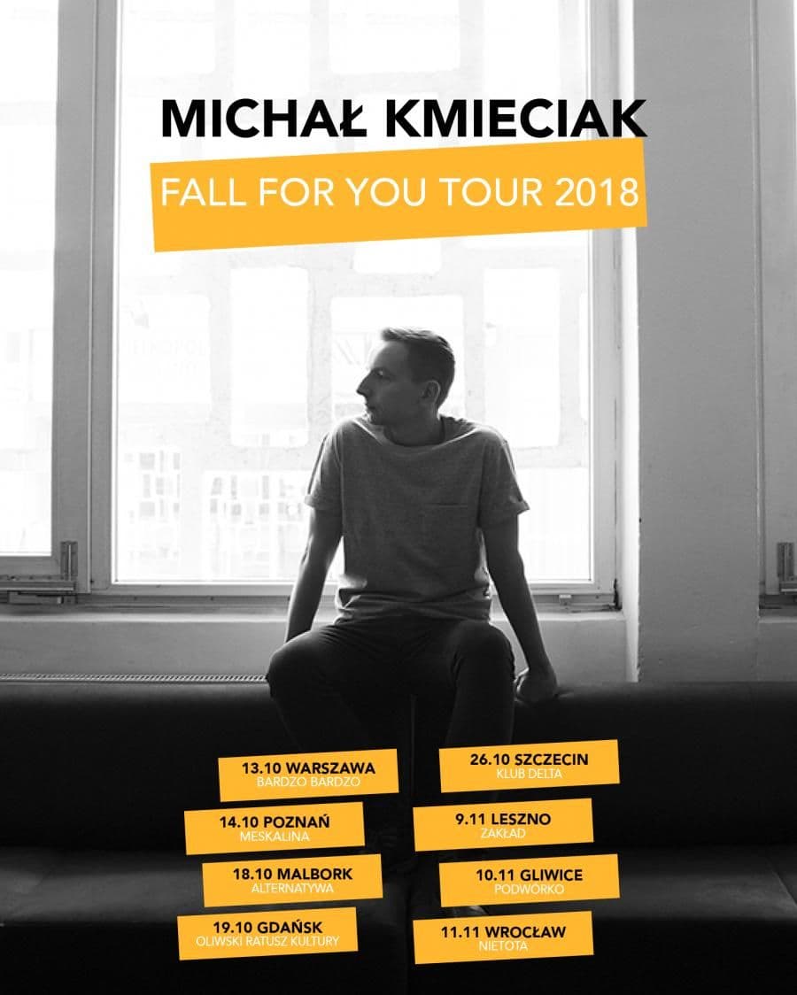 Michał Kmieciak na trasie po Polsce