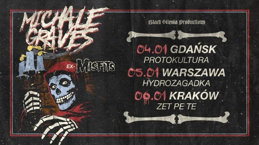 Michale Graves zagra trzy koncerty w Polsce