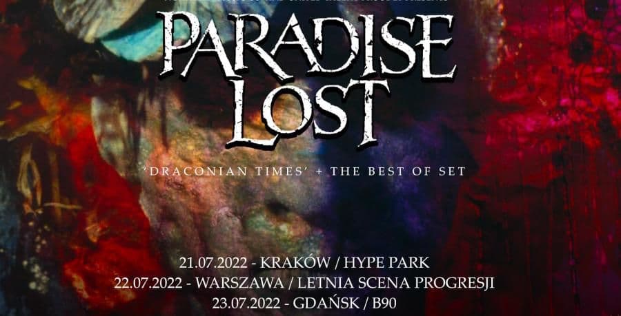 Paradise Lost zagra trzy razy w Polsce