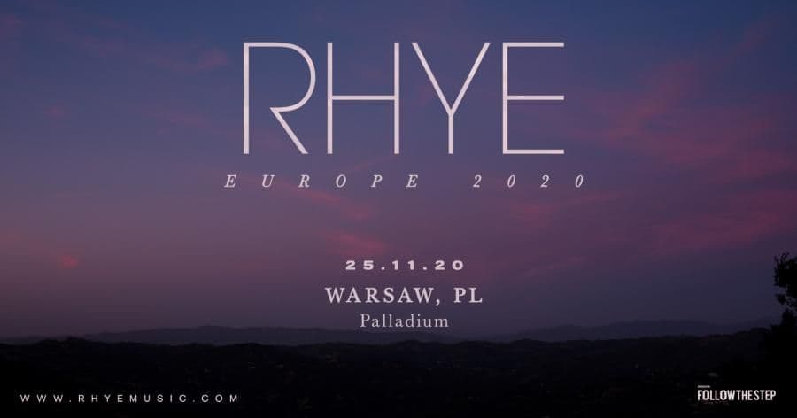 Rhye wystąpi w Warszawie