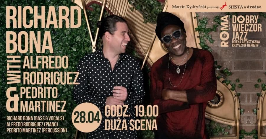 Richard Bona przyjedzie do Warszawy
