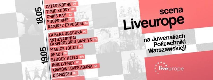 Scena Liveurope na Juwenaliach Politechniki Warszawskiej