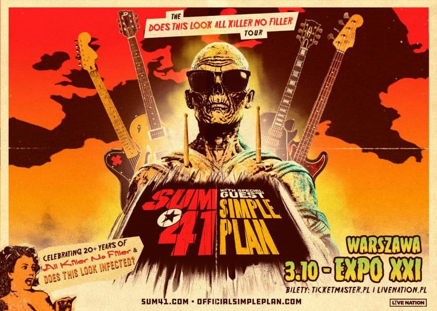 SUM41 i Simple Plan na jedynym koncercie w Polsce