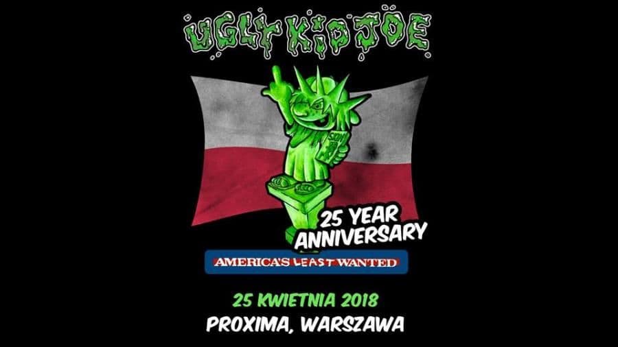 Ugly Kid Joe wróci po 2 latach do Warszawy
